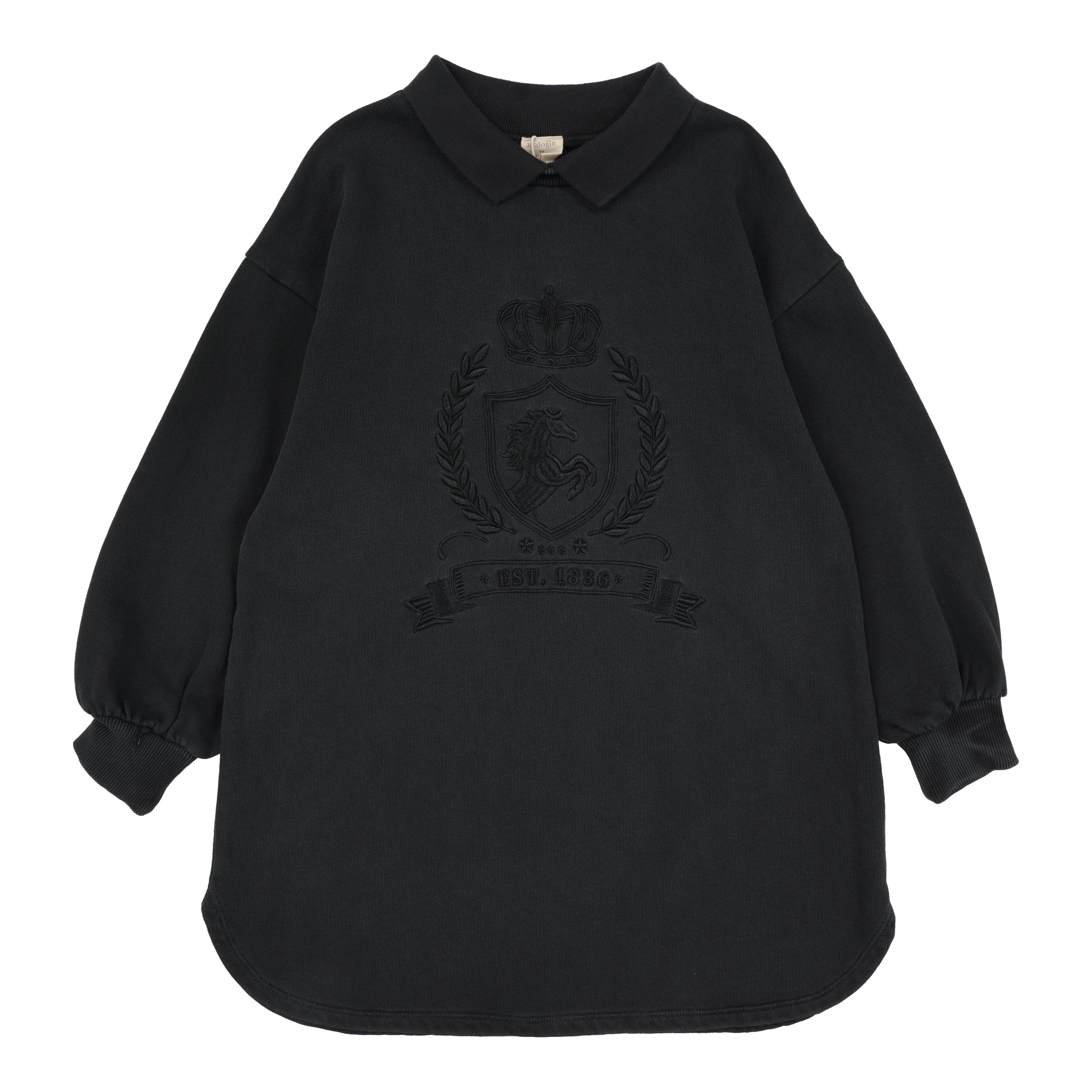 EMBLEM SWEATSHIRT DRESS