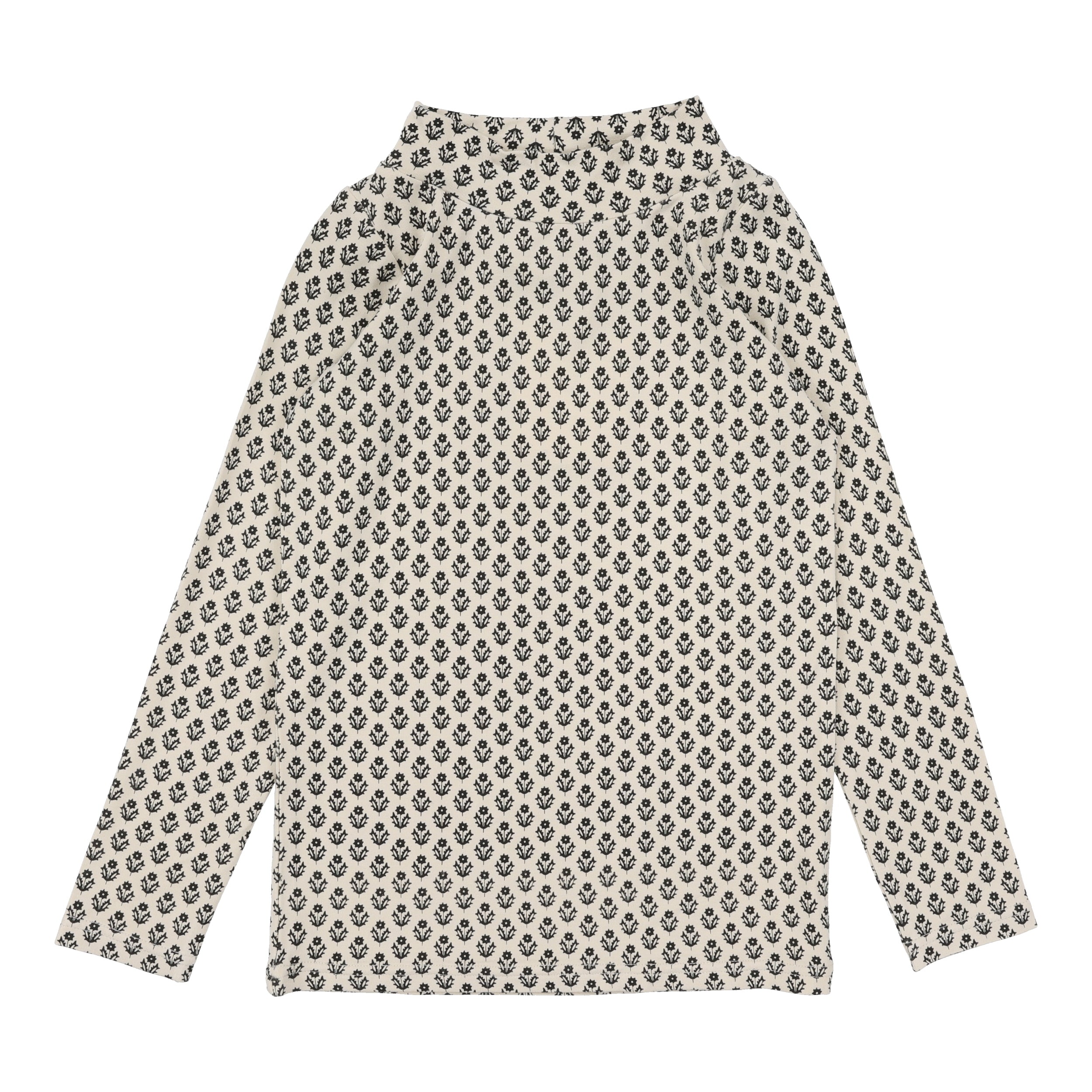 printed mockneck