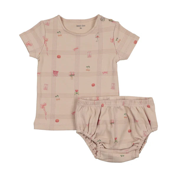 Summer Plaid Short Set