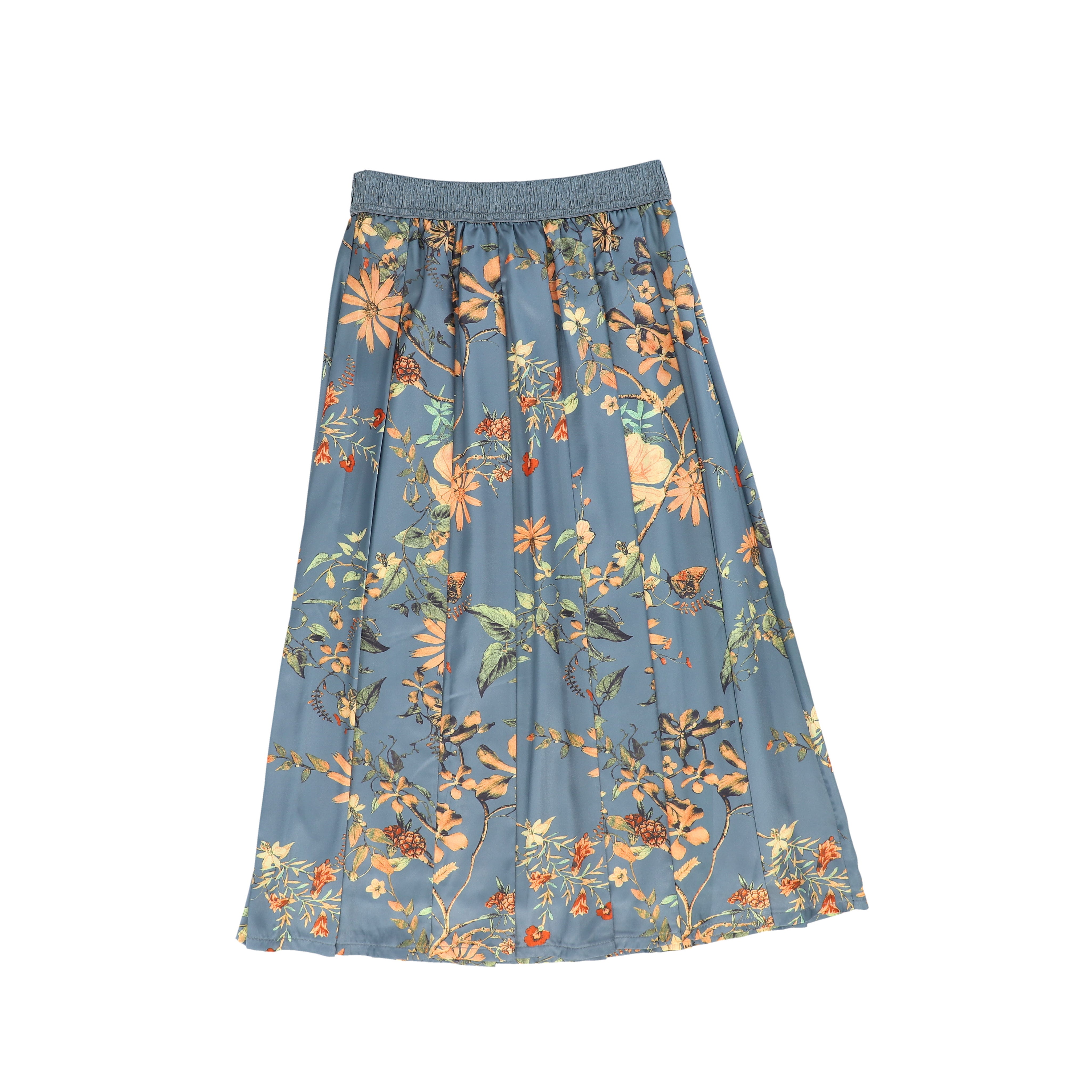 garden print maxi skirt