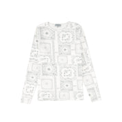 paisley print tee