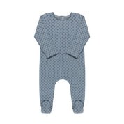 Ditsy print footie