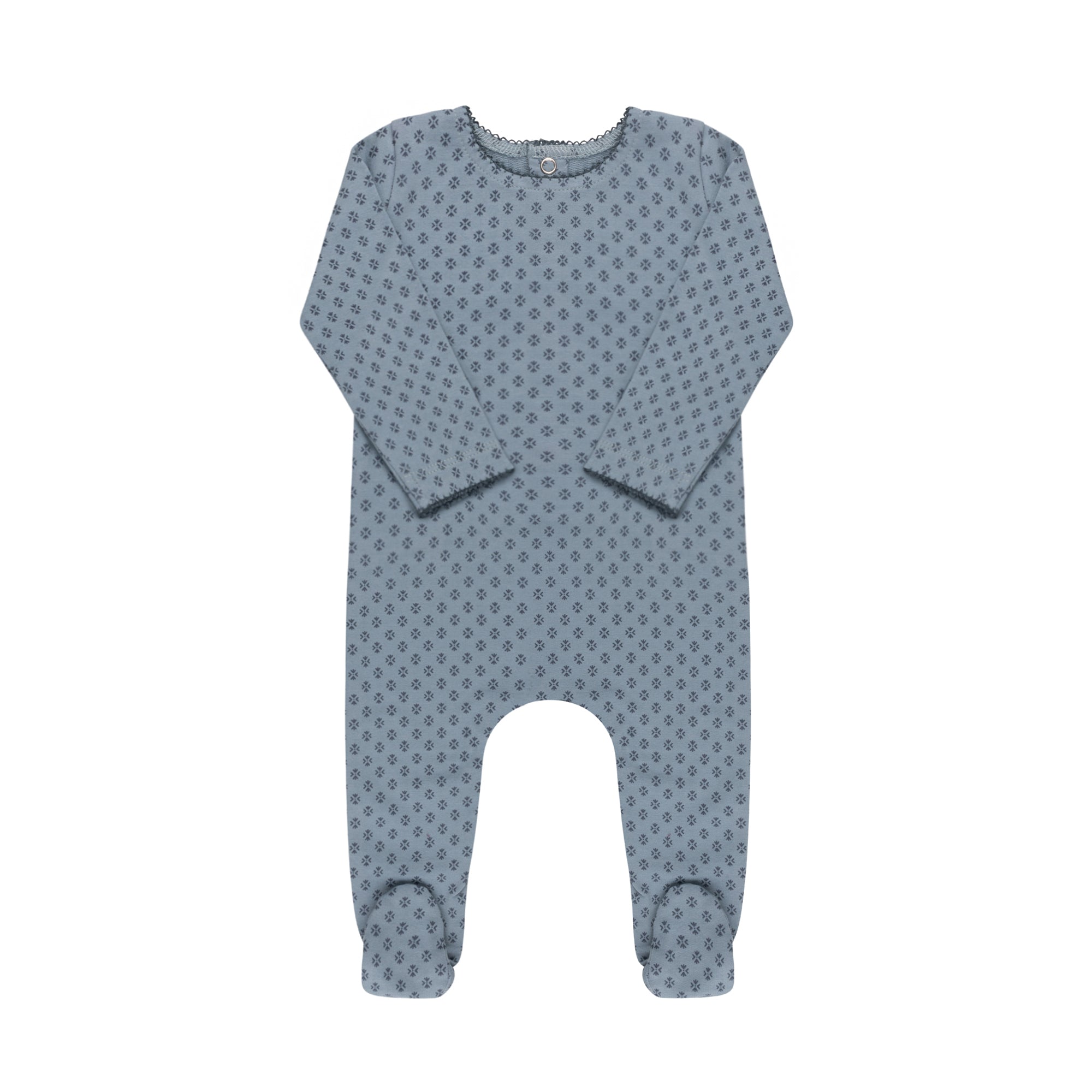 Ditsy print footie