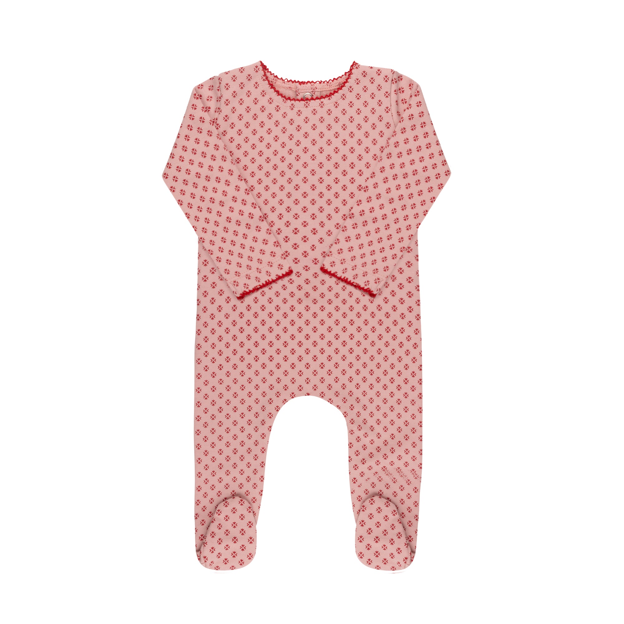 Ditsy print footie