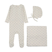 Geo floral layette set