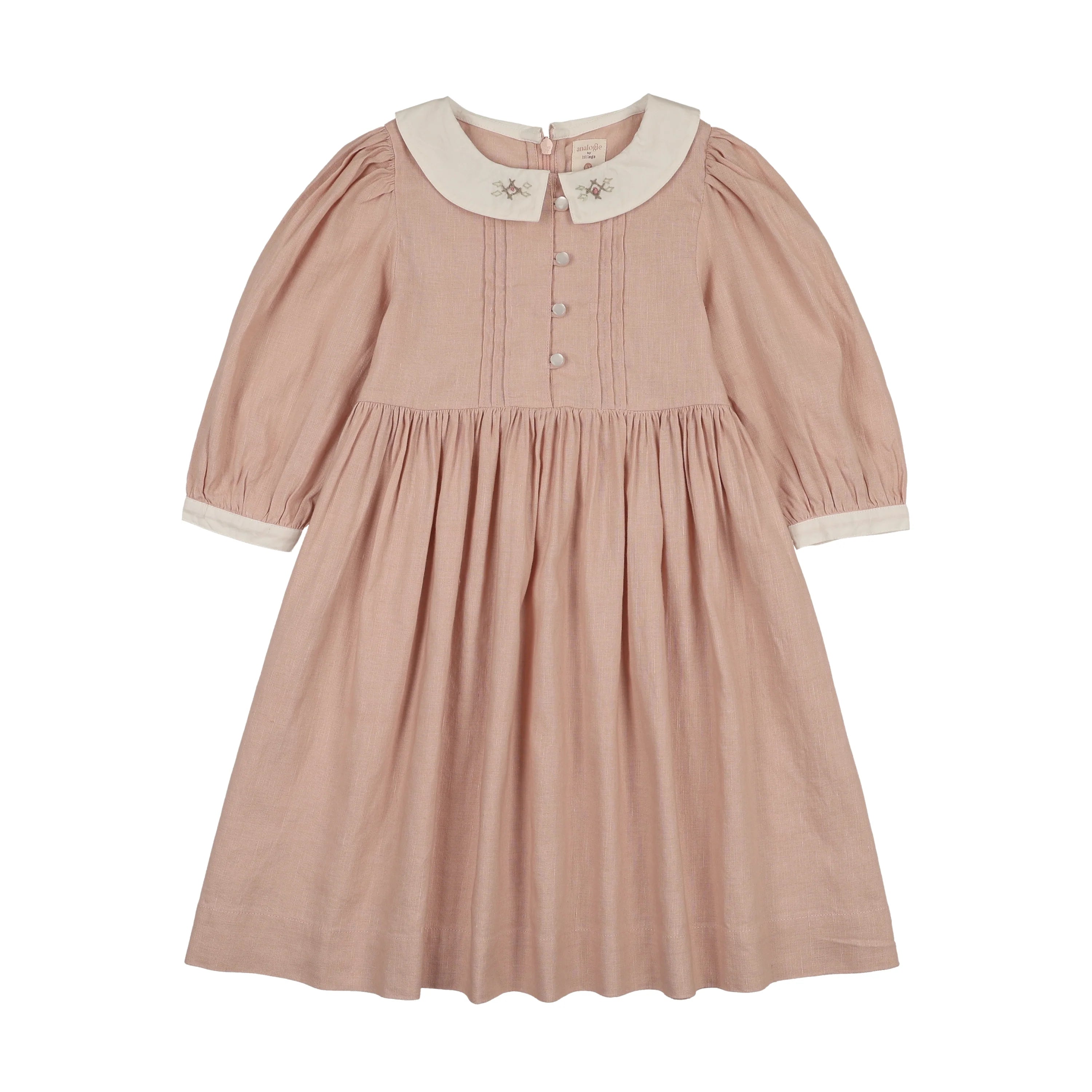 Pintuck Dress 3/4