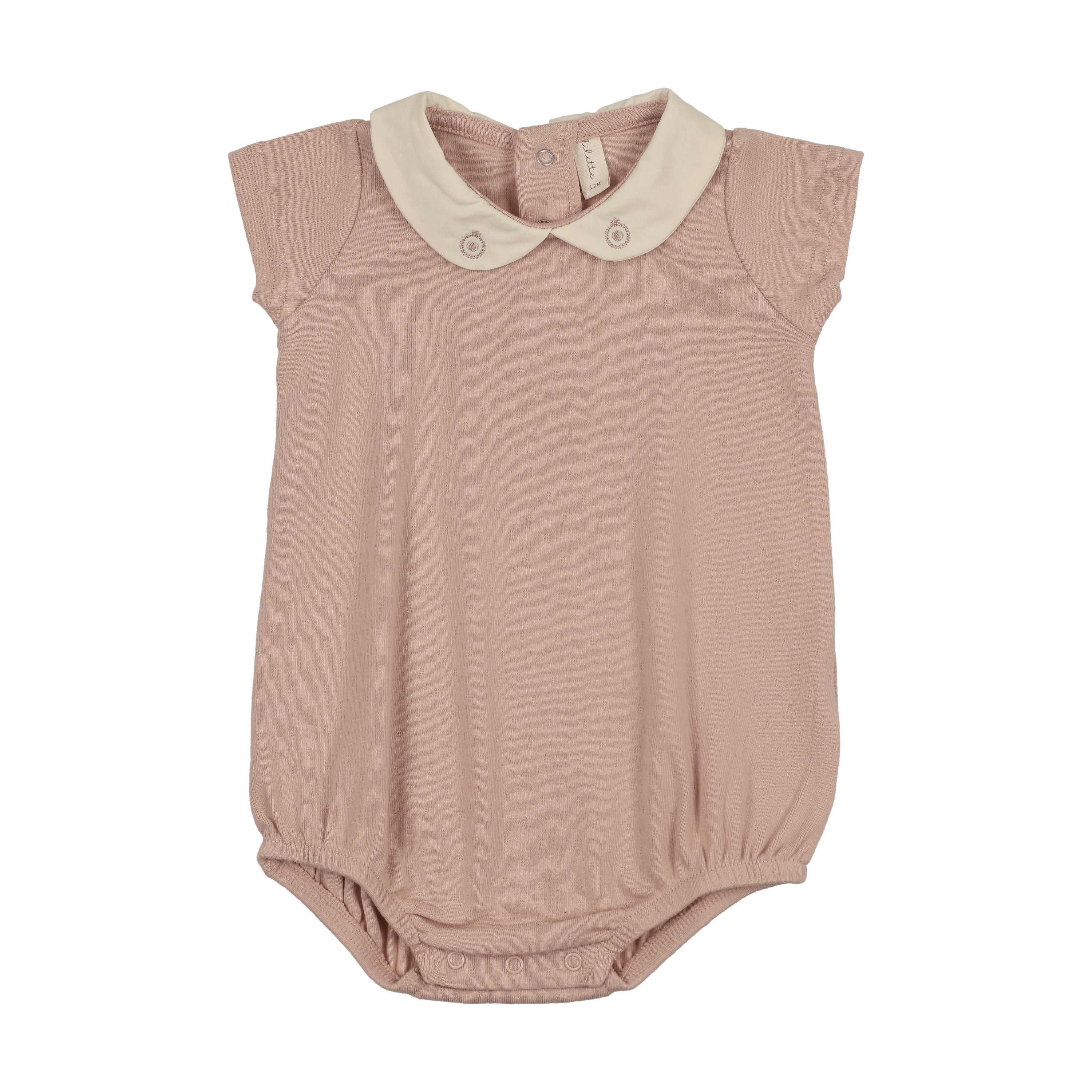 Sweetheart collar romper