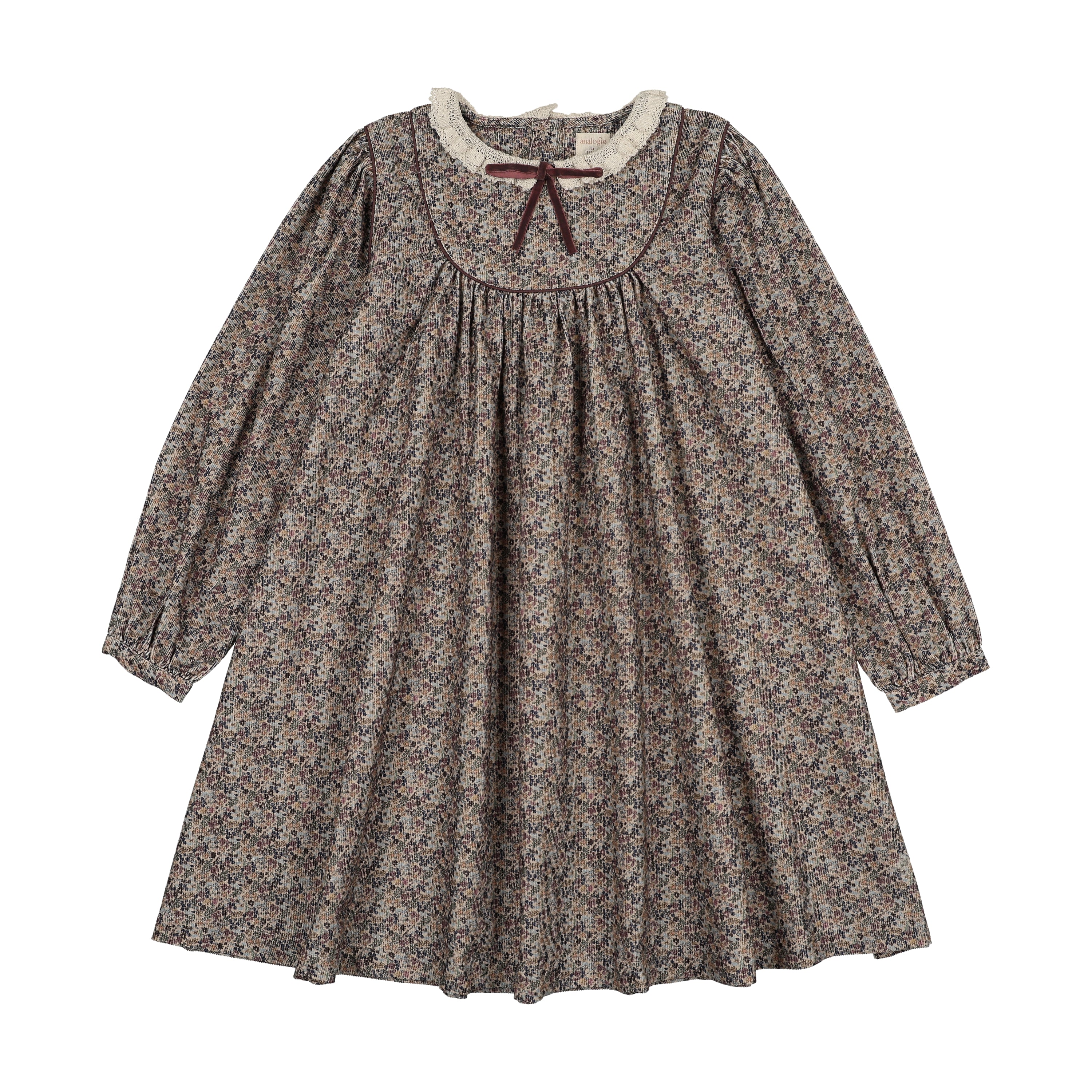 Home Garden Laced Trim Dress