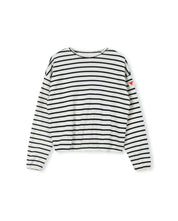 striped waffle tee