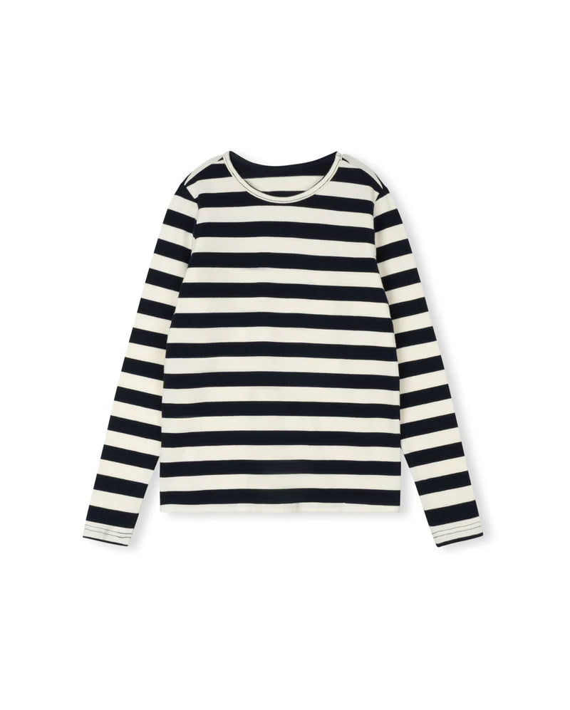 stripe cotton tee