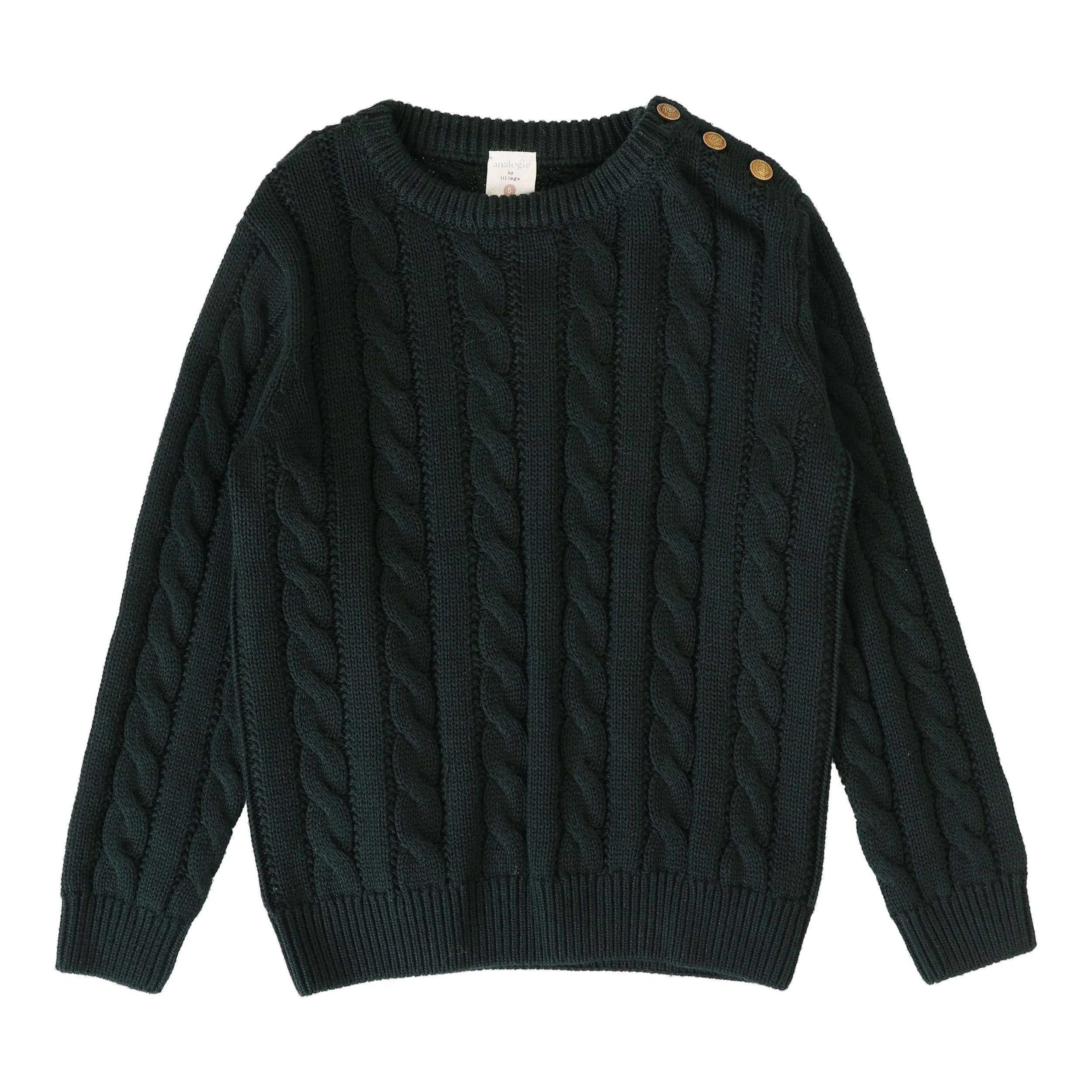 Cable knit sweater